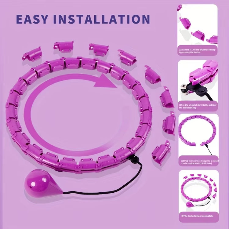 Fitness Hoop for Slimming Sports Entertainment Exercise Equipment Weights to Exercise at Home Sport Gym Ring Portable