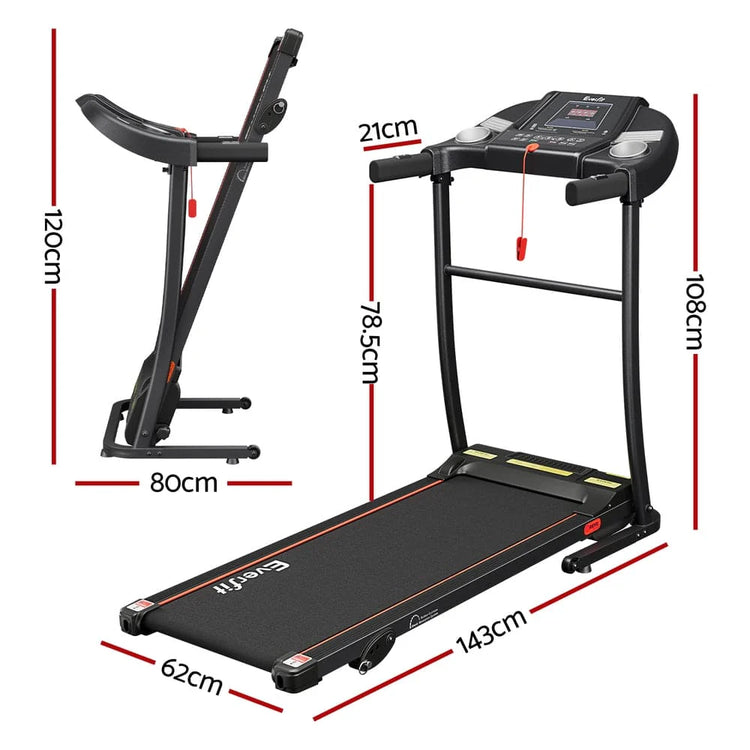 Efit Treadmill Electric Home Gym Fitness Exercise Equipment Incline 400Mm - ONLINE ONLY