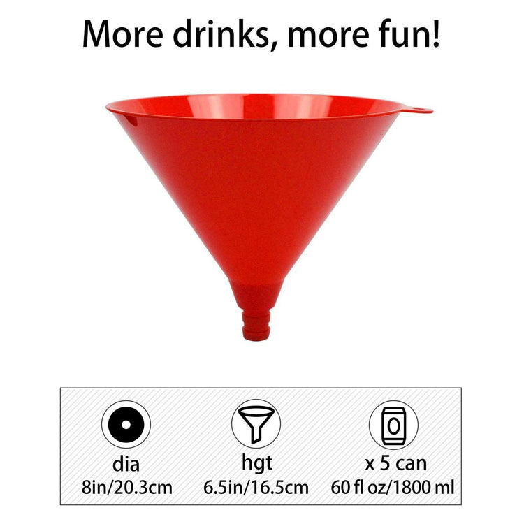 Plastic Tube Beer Filling Funnel Leakproof Long Thick Tube Beer Funnel Beer Funnel for Party Beer Festival Barware Tools