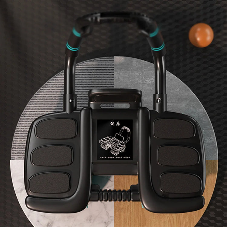 Abdominal Exercise Wheel Foul Wheel Healthy Belly Wheel Automatic Rebound Abdominal Contraction Exercise Home Exercise Equipment