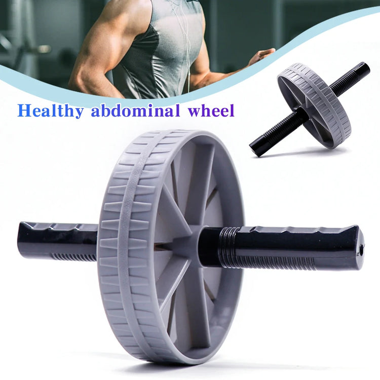 Abdominal Wheel Non-Slip Abdominal Trainer No Noise Exercise Wheel Abdominal Exerciser Strengthen Muscle Exercise Equipment