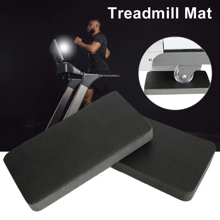 6PCS Treadmill Mat Sound Insulation Cushion Exercise Equipment Mat with High Density Rubber Treadmill Soundproof Mat