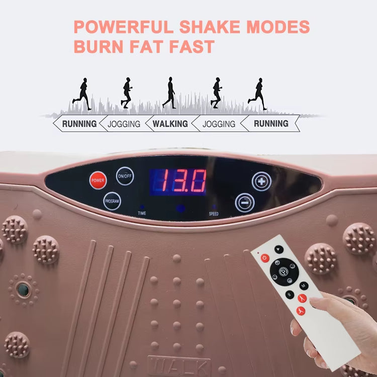 Fitness Vibration Plate Exercise Equipment Slimming Machine Body Shape Exercise Machine Vibration Platform Fit Massage Trainer
