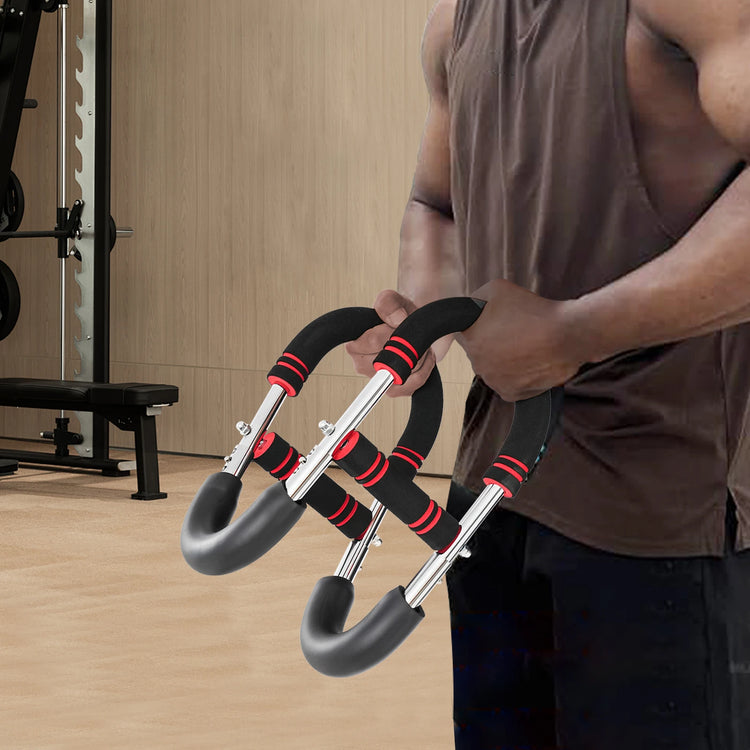 Adjustable Arm Exercise Equipment U-Shaped Upper Body Strength Builder Trainer