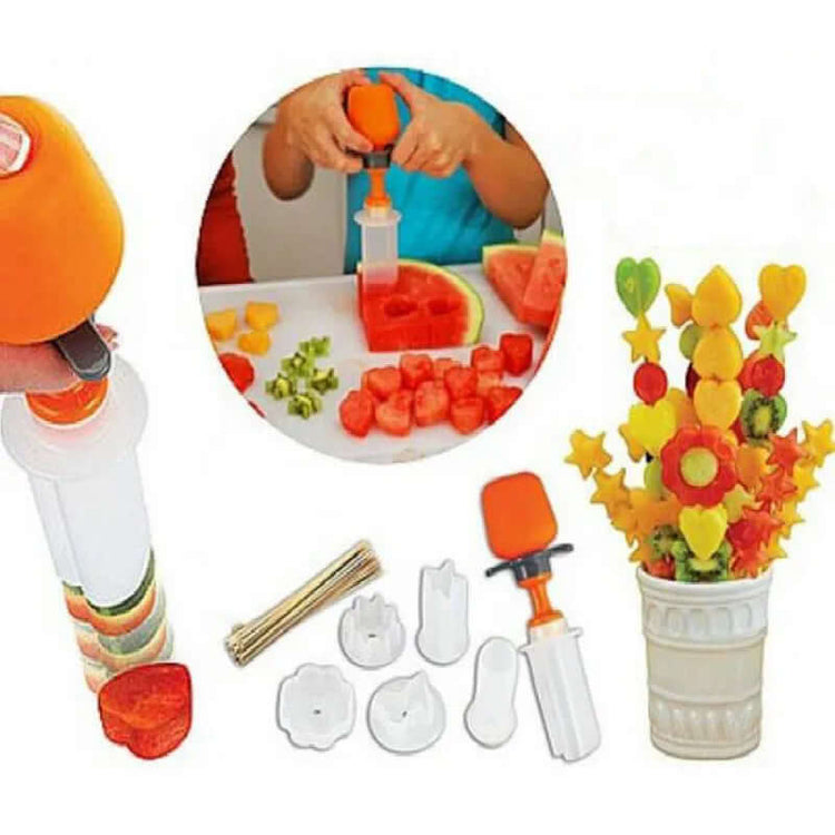 Creative Fruit Cutter Cooking Tools Plastic Fruit Shape Cutter Slicer Veggie Food Fruit Shape Cutter Kitchen Accessories