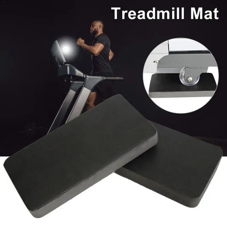 6PCS Treadmill Mat Sound Insulation Cushion Exercise Equipment Mat with High Density Rubber Shockproof Pad for Any Gym Equipment