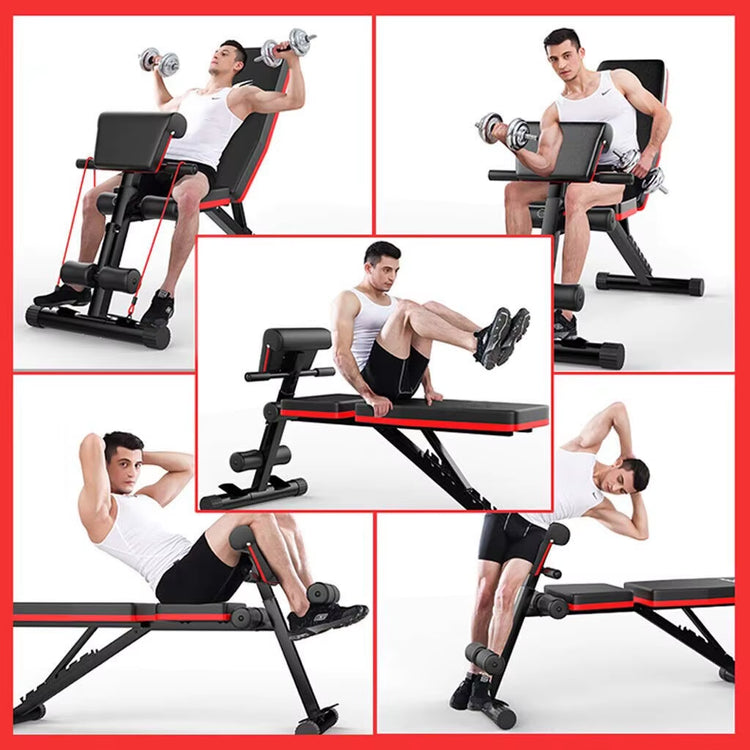 Home Multi-Function Adjustable Dumbbell for Exercise Weight Bench Exercise Bench Exercise Equipment Bench