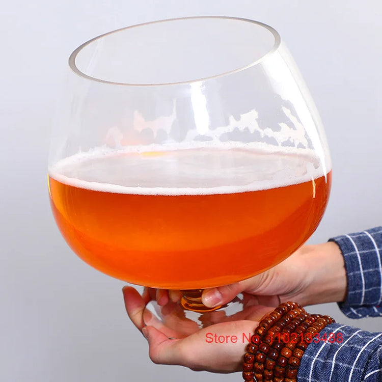 Oversized Beer Glass Mug Tricky Spoof Oktoberfest Drink Cup Large Capacity Fish Tank Beer Mug High Capacity Giant Beer Glass
