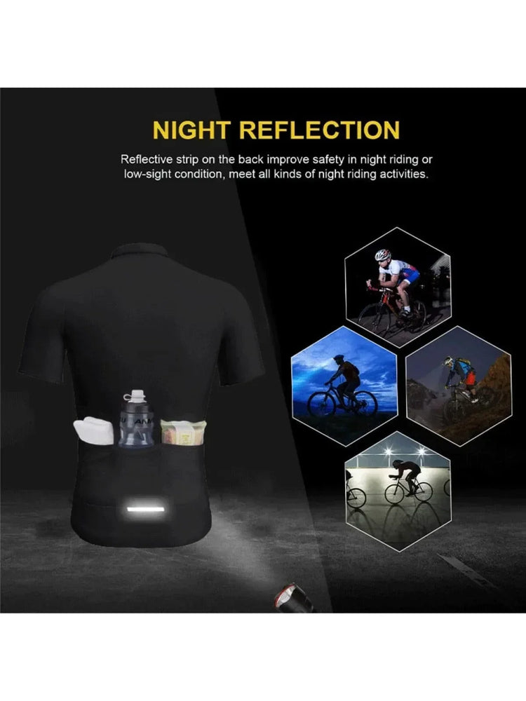 2024 Cycling Clothes Summer Men Funny Bicycle Shirt Cycle Short Sleeve MTB Jersey Road Bike Clothing
