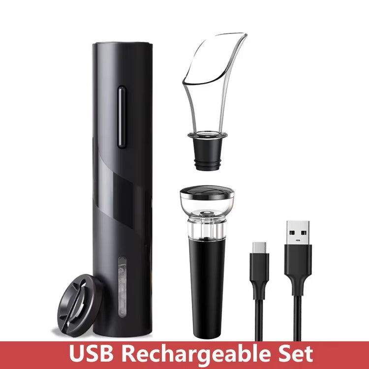 Automatic Electric Wine Openers for Beer USB Rechargeable Beer Bottle Openers Corkscrew Wine Beer Cap Opener Kitchen Accessories