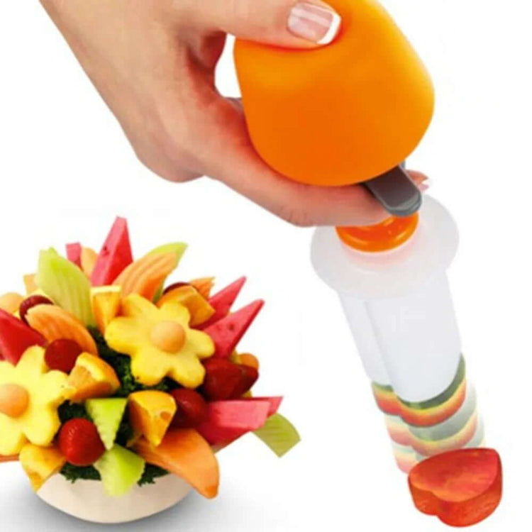 Creative Fruit Cutter Cooking Tools Plastic Fruit Shape Cutter Slicer Veggie Food Fruit Shape Cutter Kitchen Accessories
