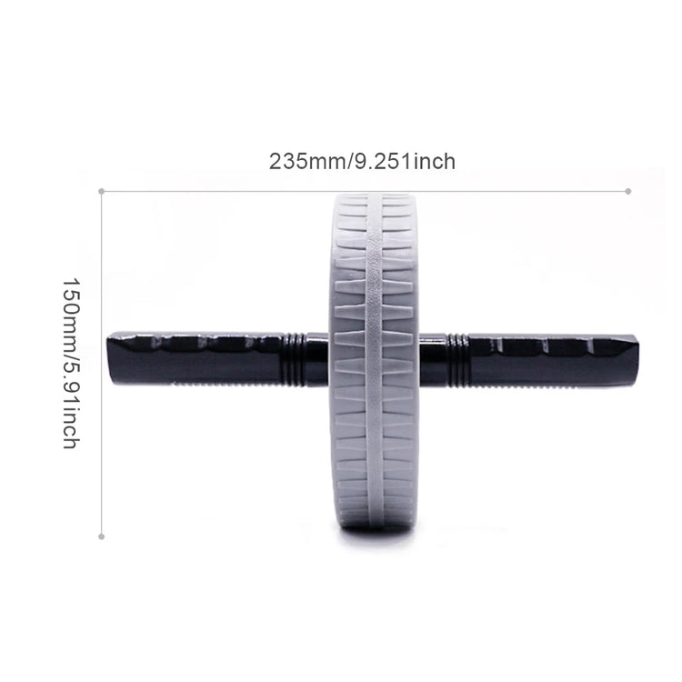 Abdominal Wheel Non-Slip Abdominal Trainer No Noise Exercise Wheel Abdominal Exerciser Strengthen Muscle Exercise Equipment
