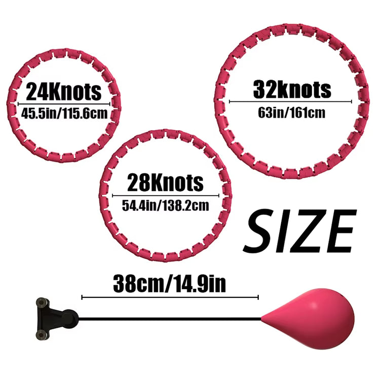 Fitness Hoop for Slimming Sports Entertainment Exercise Equipment Weights to Exercise at Home Sport Gym Ring Portable
