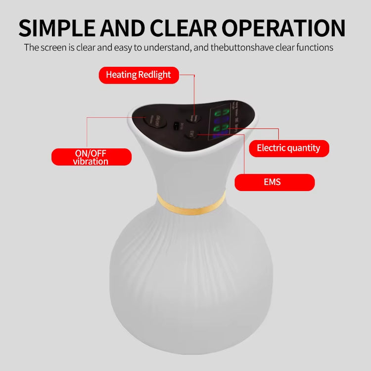 Intelligent Health Electric Meridian Brush Cupping Slimming Scraping Device Five Element Meridian Dredging Scraping Board
