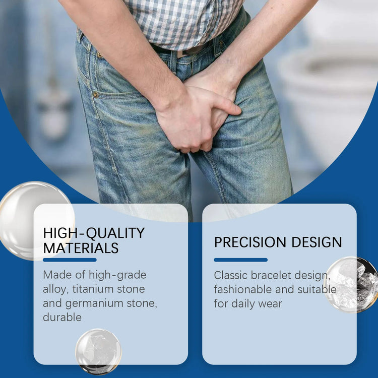 The Prostate Care Bracelet Helps Improve Prostate Health and Is Suitable for Adult Men. Continuous Use Restores Physical Health