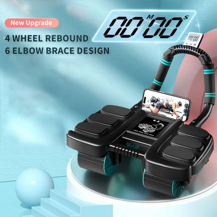 Abdominal Exercise Wheel Foul Wheel Healthy Belly Wheel Automatic Rebound Abdominal Contraction Exercise Home Exercise Equipment