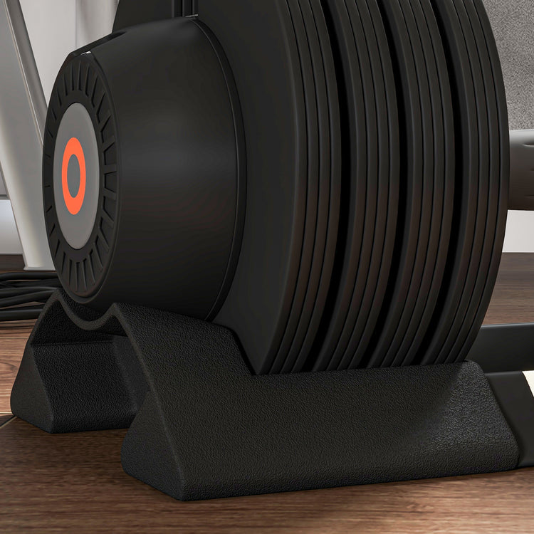 SPORTNOW 2 x 20KG Adjustable Dumbbells Set, 4-in-1 Weights Set with Storage Tray and Non-Slip Handle, Home Gym Fitness Equipment in Black-7