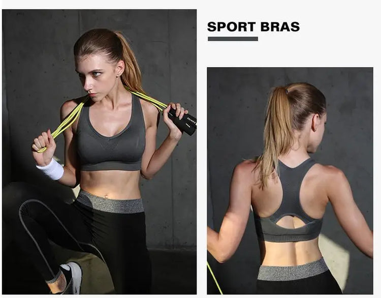 Neon Color Quick Dry Sports Bra - Stylish Yoga Gym Training Running Compression High Support Bra Top Sports Clothing Activewear