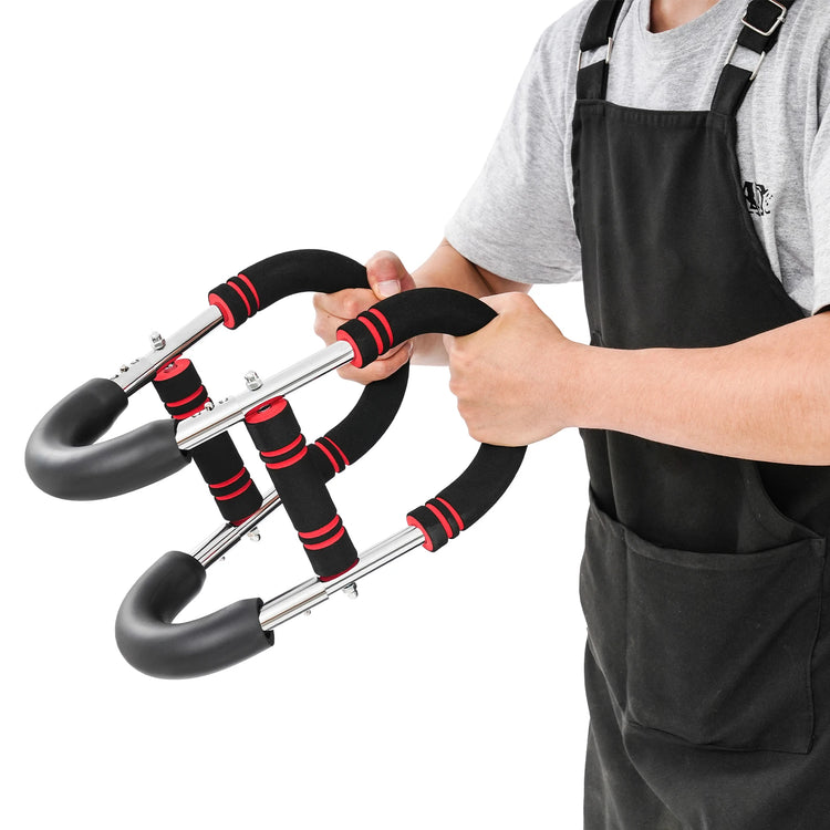 Adjustable Arm Exercise Equipment U-Shaped Upper Body Strength Builder Trainer