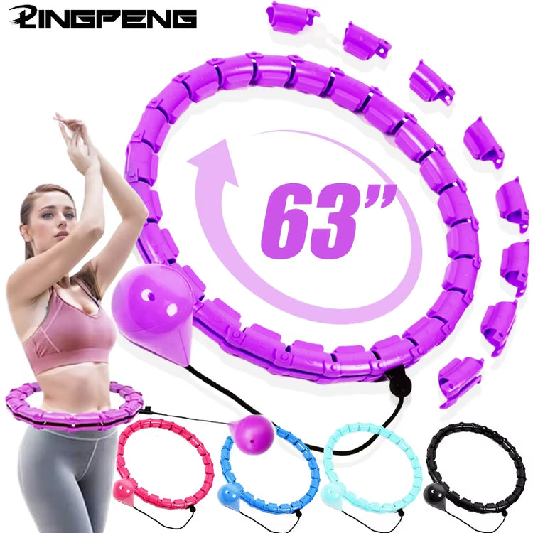 Fitness Hoop for Slimming Sports Entertainment Exercise Equipment Weights to Exercise at Home Sport Gym Ring Portable