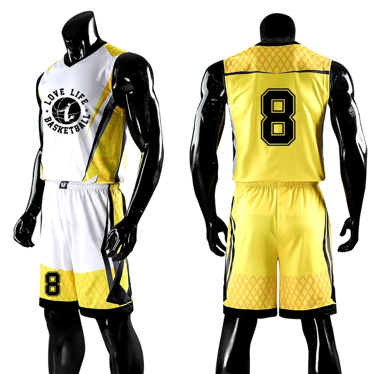 Custom Print Men Kids Basketball Jersey Sets Child College Tracksuits Breathable Men Basketball Uniforms Girls Sports Clothing