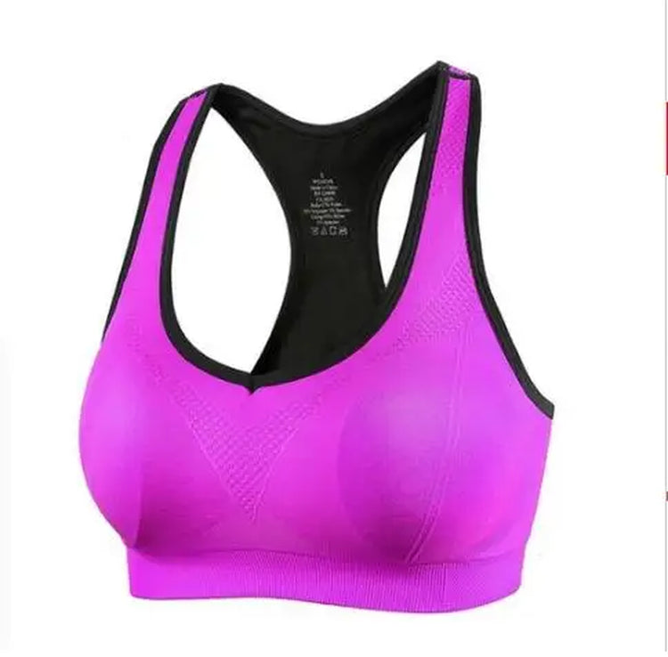 Neon Color Quick Dry Sports Bra - Stylish Yoga Gym Training Running Compression High Support Bra Top Sports Clothing Activewear