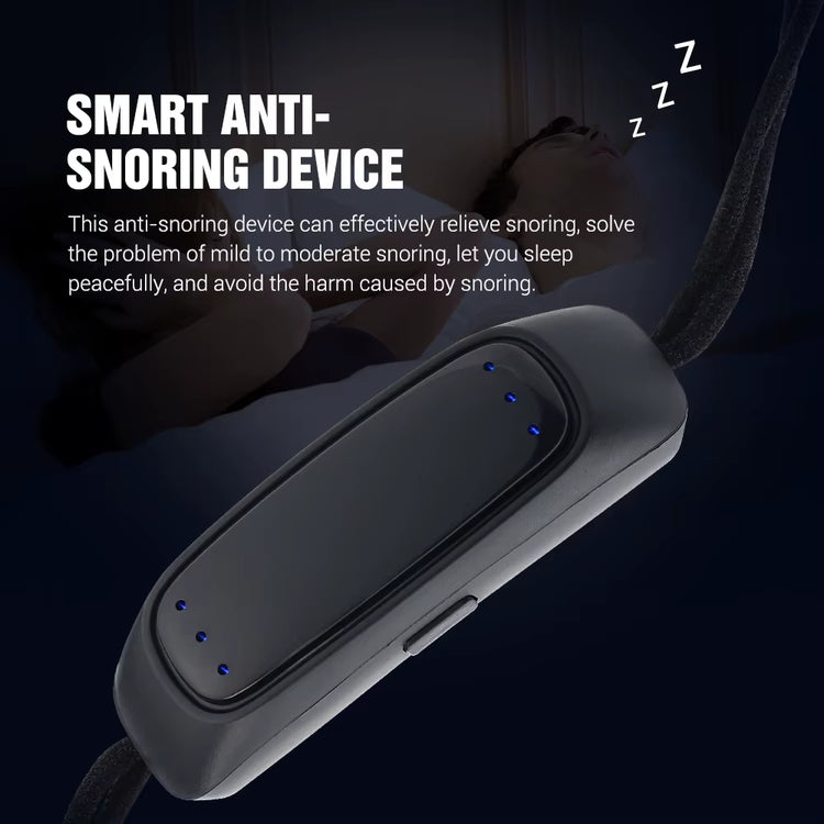 Smart anti Snoring Device EMS Pulse Stop Snore Portable Comfortable Sleep Well Stop Snore Health Care Sleep Apnea Aid