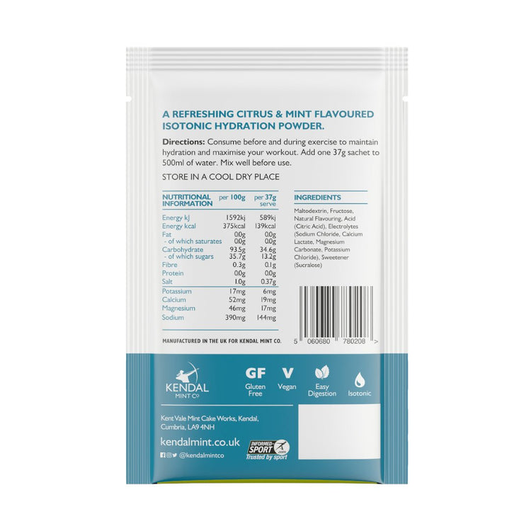 KMC ISO MIX Isotonic Hydration | +Electrolytes | Vegan & Gluten Free | 6 x 37g-3