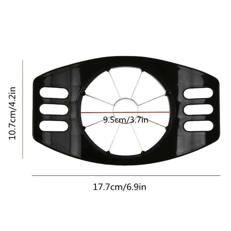 1PC Kitchen Gadgets Plastic Apple Cutter Stainless Steel Slicer Fruit Divider Household Fruit Cutter Corer Apple Cutter