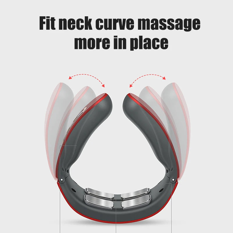 Four Head Intelligent Neck Massager Relieves Pain, Relaxes Cervical Muscles, and Provides Electric Neck Protection