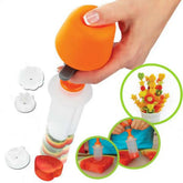 Creative Fruit Cutter Cooking Tools Plastic Fruit Shape Cutter Slicer Veggie Food Fruit Shape Cutter Kitchen Accessories
