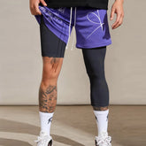 Single Leg Basketball Leggings Quick Drying Men&