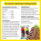New Dog Snacks Teething Sticks 28G Teeth Cleansing Bone Fresh Ingredients Flavorful Nutritious Healthy Pet Puppy Snacks Foods