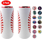 2Pack Skinny Can Cooler Bag, Wine Cooler Bag Beer Cooler for Bottles and Cans Colourful Neoprene Beer Coolies Beer Holders 12Oz