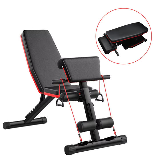 Home Multi-Function Adjustable Dumbbell for Exercise Weight Bench Exercise Bench Exercise Equipment Bench