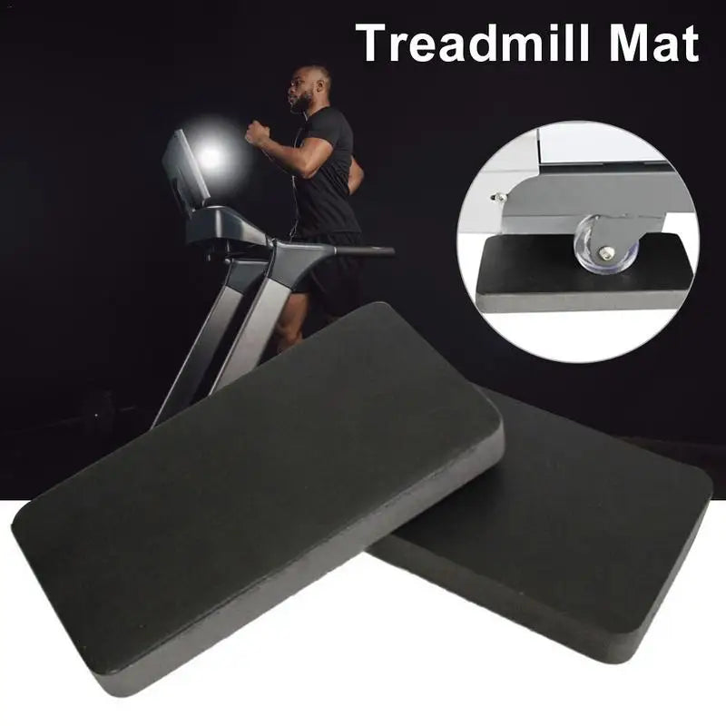 6PCS Treadmill Mat Sound Insulation Cushion Exercise Equipment Mat with High Density Rubber Shockproof Pad for Any Gym Equipment