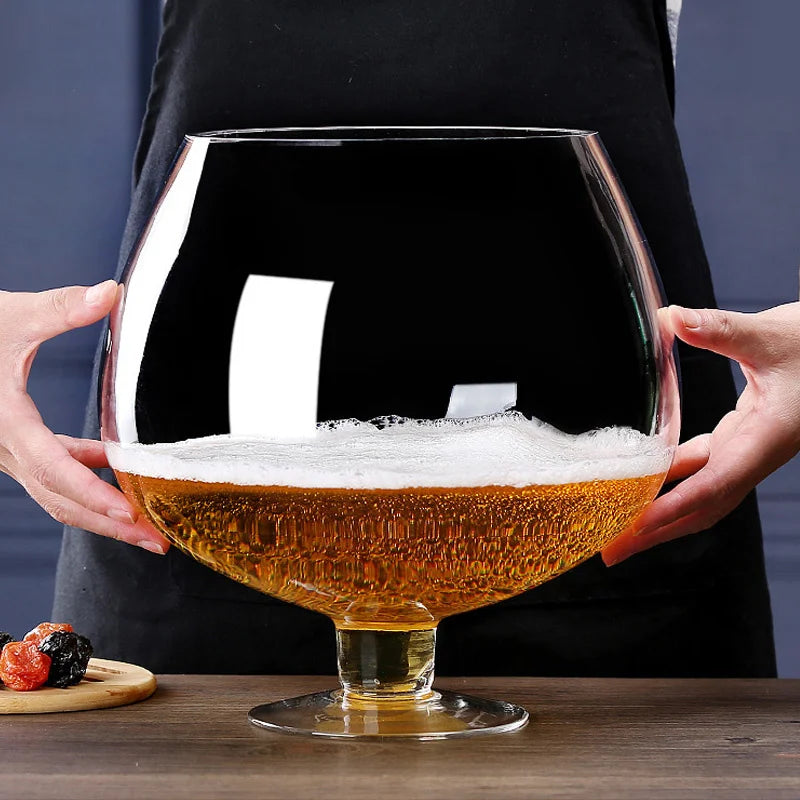 Oversized Beer Glass Mug Tricky Spoof Oktoberfest Drink Cup Large Capacity Fish Tank Beer Mug High Capacity Giant Beer Glass
