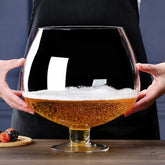 Oversized Beer Glass Mug Tricky Spoof Oktoberfest Drink Cup Large Capacity Fish Tank Beer Mug High Capacity Giant Beer Glass