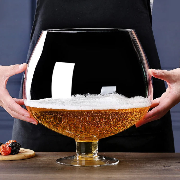 Oversized Beer Glass Mug Tricky Spoof Oktoberfest Drink Cup Large Capacity Fish Tank Beer Mug High Capacity Giant Beer Glass