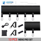 Resistance Band Elastic Band Strength Training Rod Set Resistance Fitness Equipment Exercise Band Gym Home Exercise Equipment