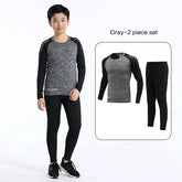 Kids Basketball Football Sportswear Suit Outdoor Workout Compression Sports Clothing Baseball Cycling Running Fitness Tracksuits