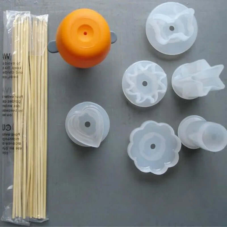 Creative Fruit Cutter Cooking Tools Plastic Fruit Shape Cutter Slicer Veggie Food Fruit Shape Cutter Kitchen Accessories