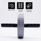 Abdominal Wheel Non-Slip Abdominal Trainer No Noise Exercise Wheel Abdominal Exerciser Strengthen Muscle Exercise Equipment
