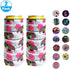 2Pack Skinny Can Cooler Bag, Wine Cooler Bag Beer Cooler for Bottles and Cans Colourful Neoprene Beer Coolies Beer Holders 12Oz