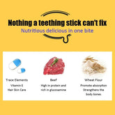 New Dog Snacks Teething Sticks 28G Teeth Cleansing Bone Fresh Ingredients Flavorful Nutritious Healthy Pet Puppy Snacks Foods