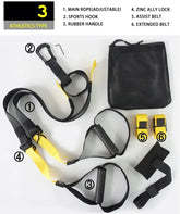 Hanging Training Strap Adjustable Fitness Band Chest Exercise Strap Resistance Training Home Gym Exercise Equipment Resistance