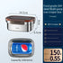 304 Stainless Steel Handle Bento Lunch Box Food Grade Refrigerator Storage Box Household Use Large Capacity Sealed Picnic Box