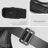 3D Virtual Reality VR Glasses for Phone Mobile Smartphones 7 Inch Headset Helmet Game Wirth Real Viar Goggles Cell Device Lenses