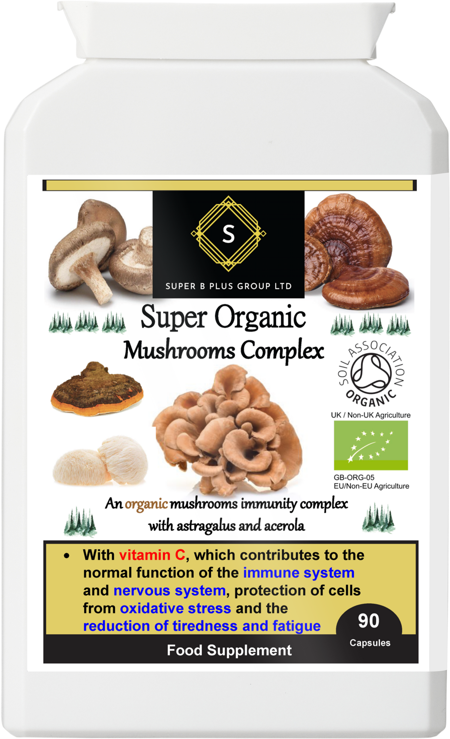 Super Organic Mushrooms Complex-0