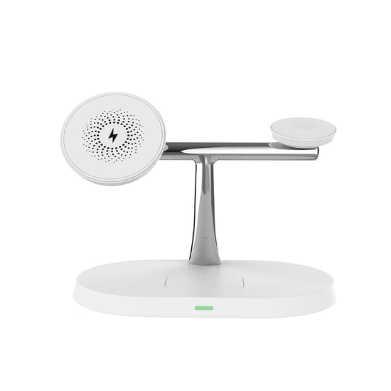 3 in 1 Magnetic Wireless Charger Stand for Iphone 12 13 14 15 16 ，Fast Charging Station for Apple Watch 10 9 8 7 6 5 Airpods Pro